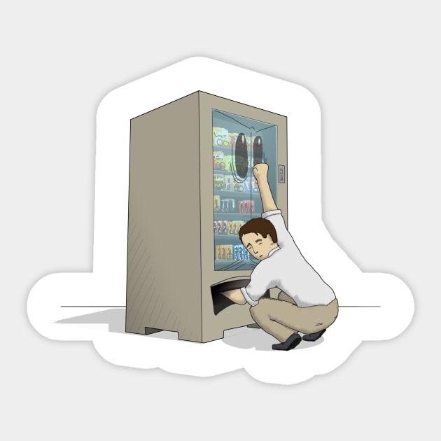 Life of a Vending Machine Sticker by MikeyBeRotten